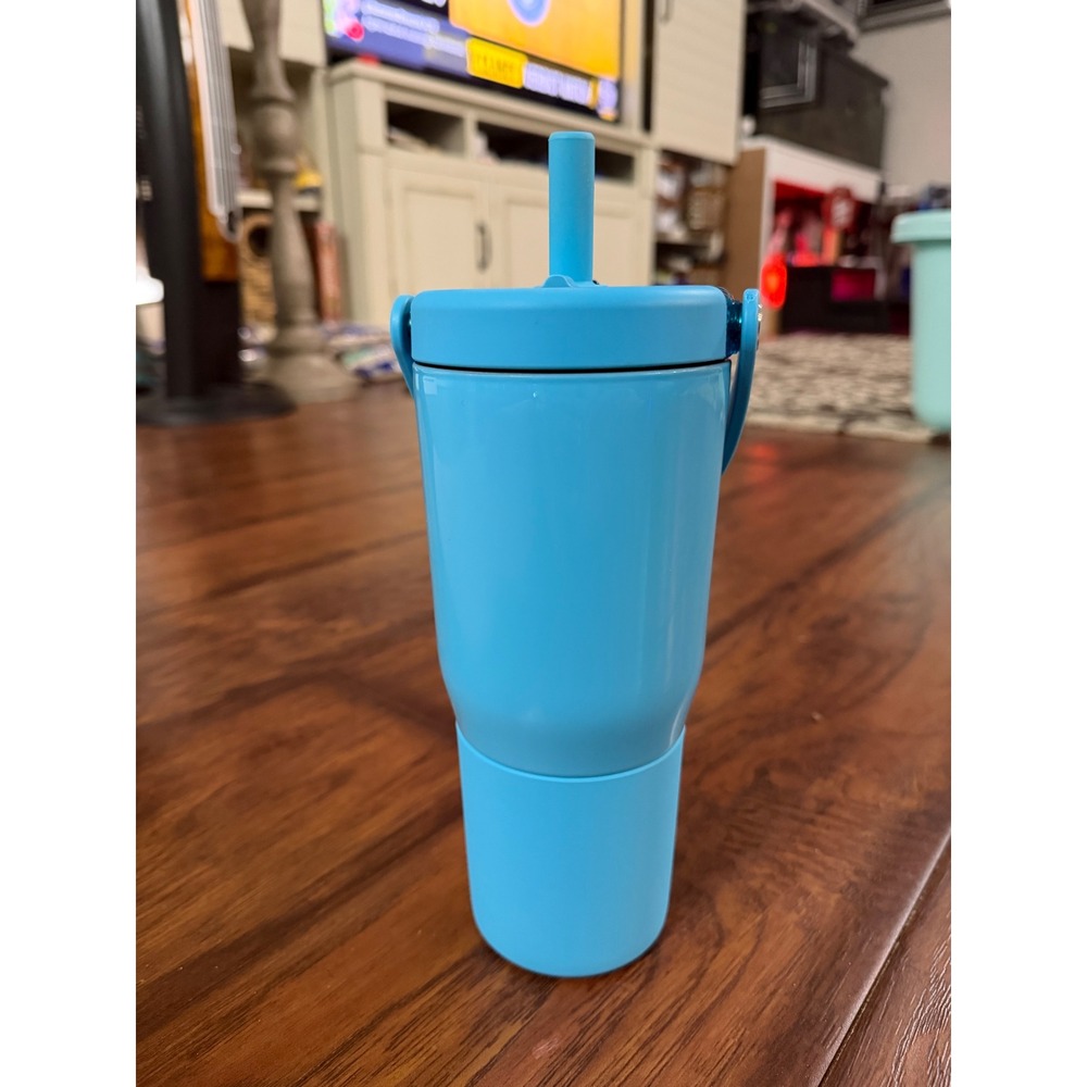 Brumate Resa Tumbler 25oz Electric Blue NEW Insulated Leakproof Straw Handle